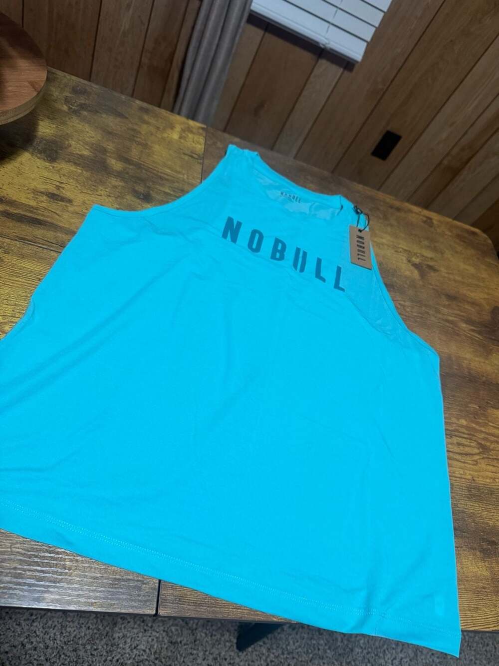 NOBULL Women's Aqua Wash Regular Tank Top Size Large